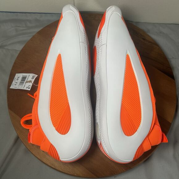 Adidas Harden Vol. 8 White Orange Basketball Rare Samples JP5446 Men’s Size 10 - Picture 5 of 9